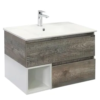 Тумба с раковиной Comforty Турин 00-00013913 75 см дуб бежевый